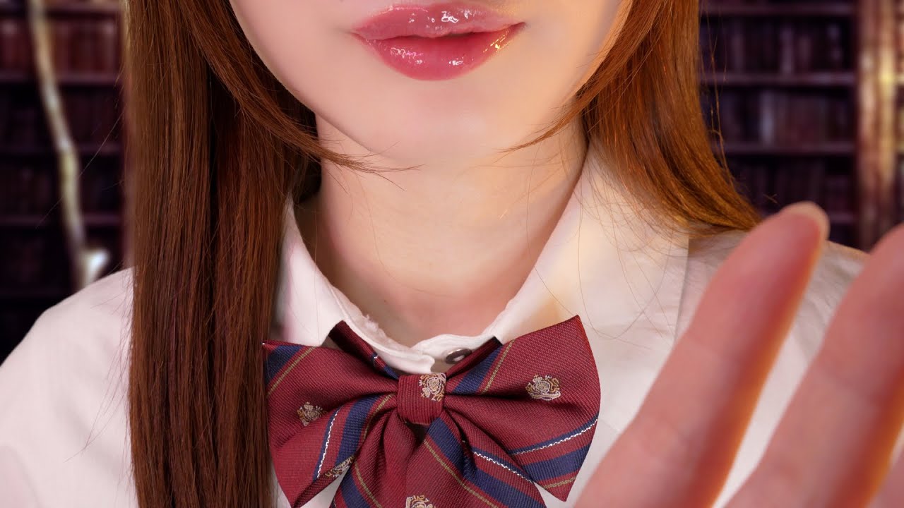 ASMR Whispering in the Library📘 (closeup whispers)