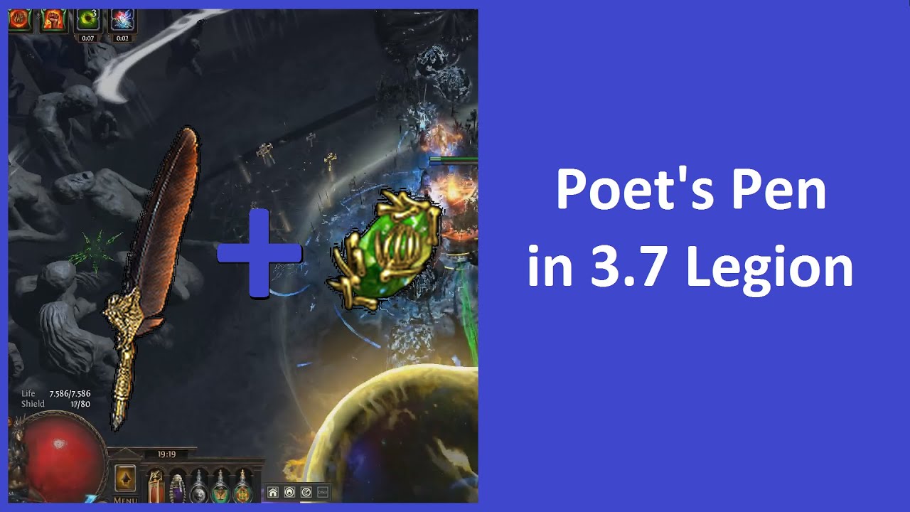 3:7 PoE Legion Poet's Pen Volatile Dead Uber Elder deathless