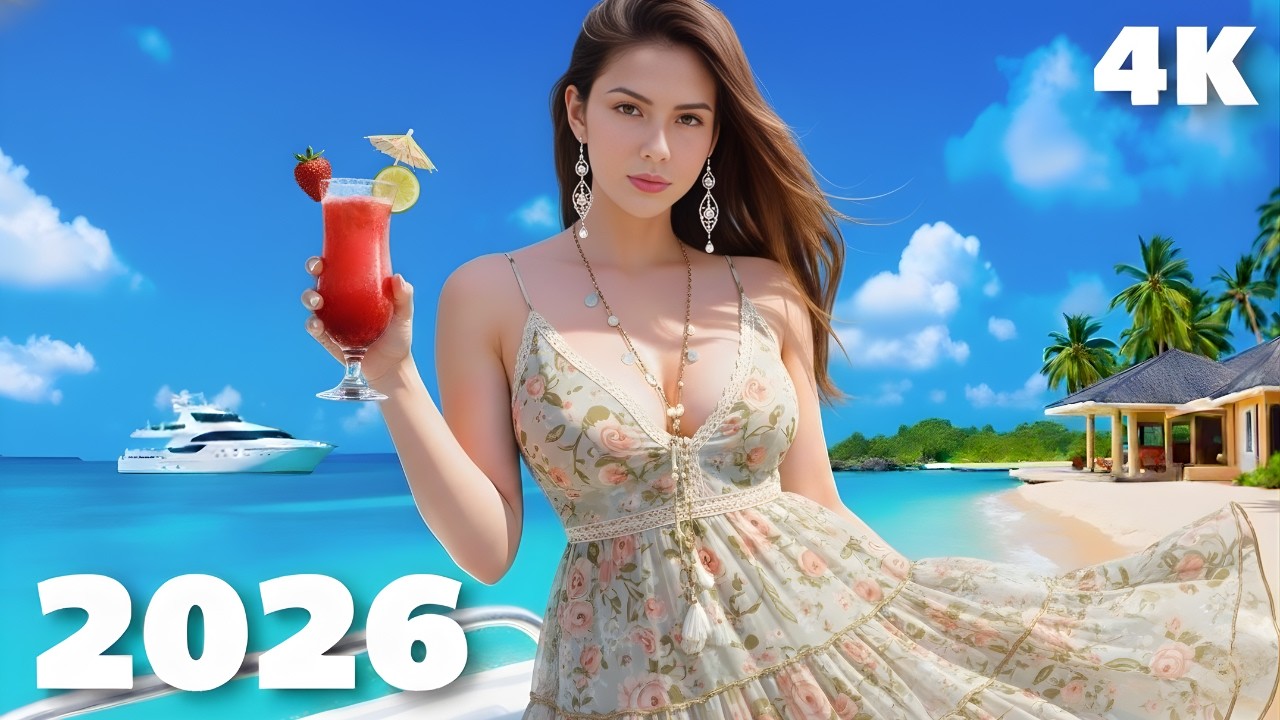 Best Tropical Vocal Summer Mix 2026 ☀️ Deep House Beach Chill Vibes in 4K UHD | Balearic Ocean Vibes