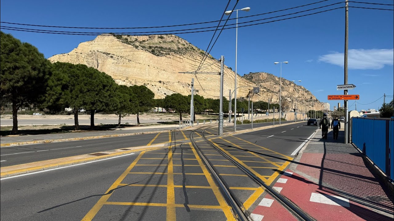 FULL JOURNEY: Alicante Trams Line 5 | Porta del Mar - Playa la Coruña - Av. Naciones