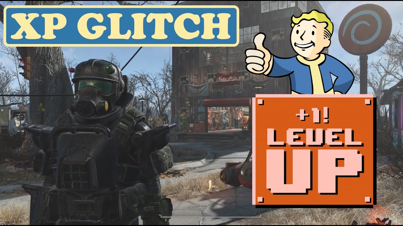 XP Glitch - Infinite XP - Fallout 4 - Easy Early/Mid game level ups -