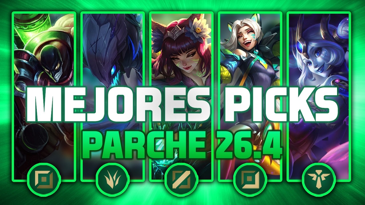 Los Mejores Campeones para SoloQ en el Parche 26.4 - League of Legends