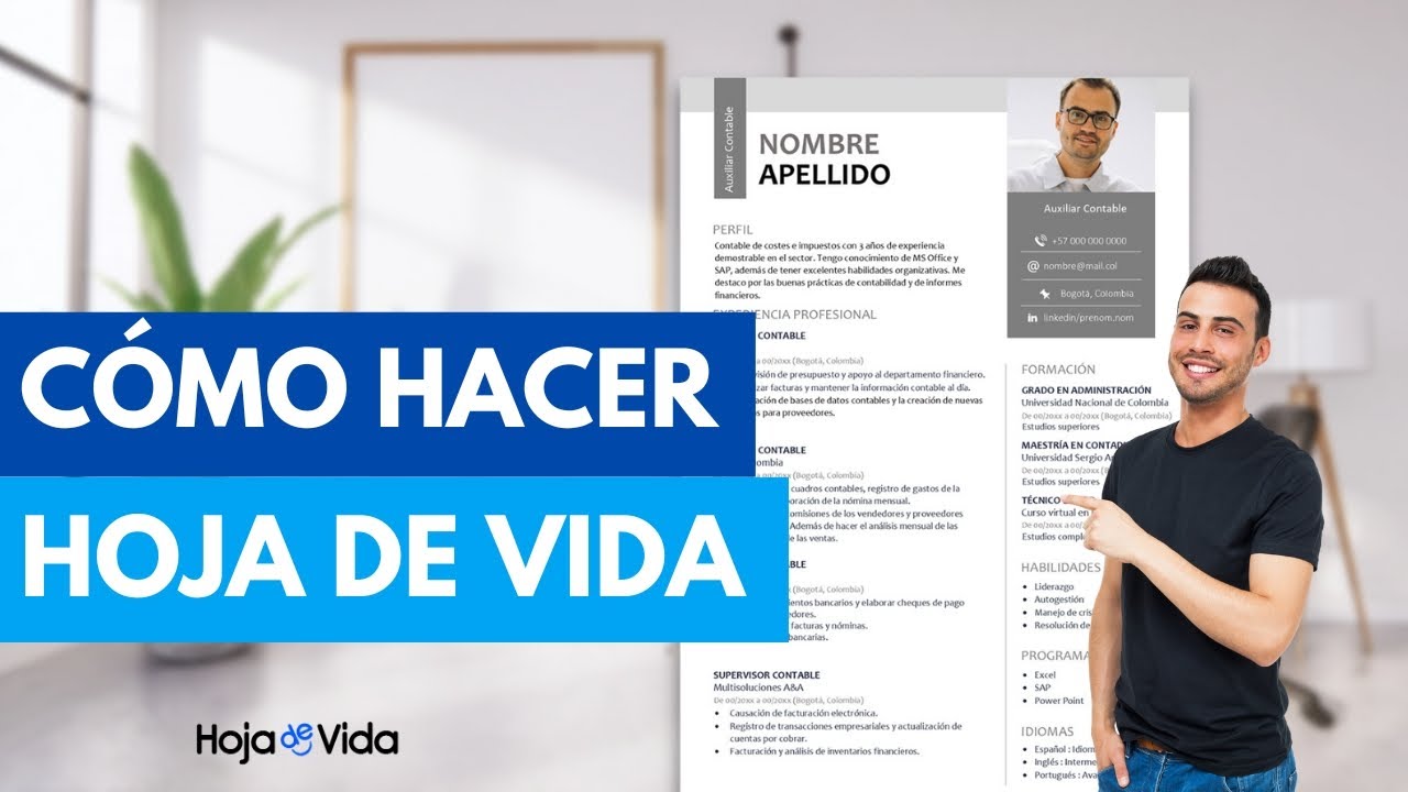 C&oacute;mo hacer una HOJA DE VIDA - CV correctamente  ✅ Paso a Paso 2026