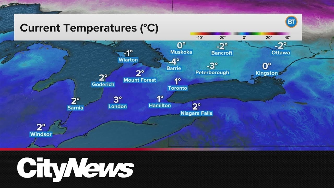 Thursday rainfall to bring cooler temperatures before weekend warm up