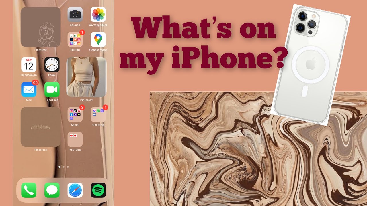 WHAT'S ON MY IPHONE 12 | AESTHETIC