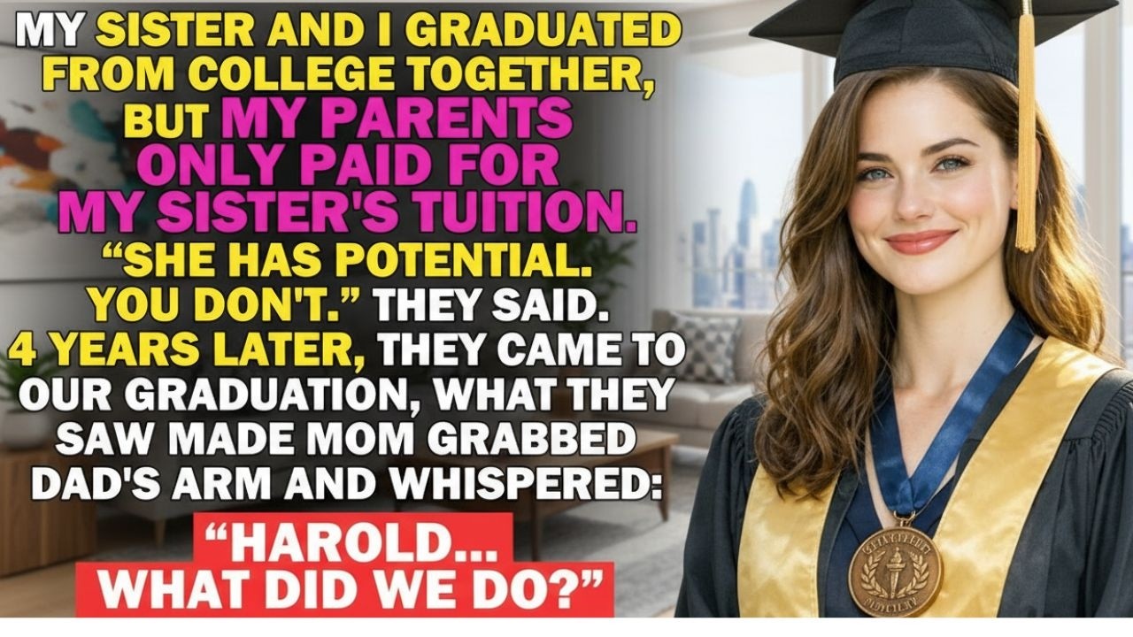 My Parents Paid for My Sister’s College—Not Mine, Until the Dean Called My Name as Valedictorian