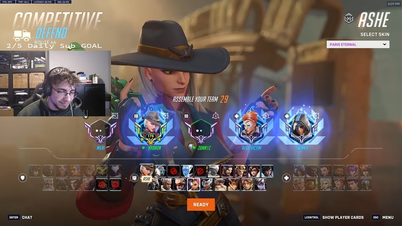 17 тыс. урона! HYDRON ASHE OVERWATCH 2, ГЕЙМПЛЕЙ, СЕЗОН 19, ТОП-500