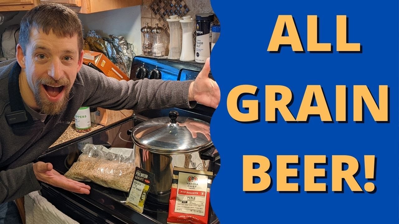 How to brew all grain beer on the stove!