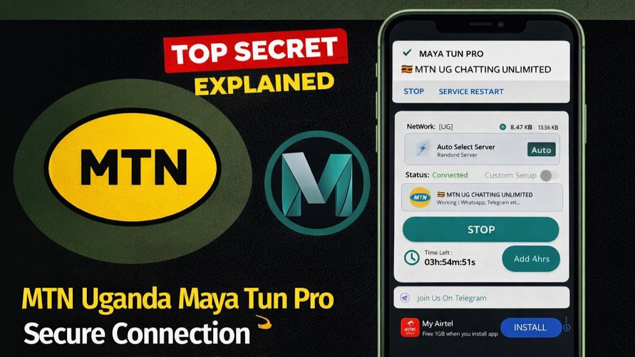 MTN Uganda Maya Tun Pro Setup for Fast & Secure Internet 
