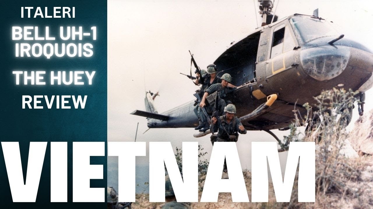 Vietnam War UH-1D Iroquois (Huey) Italeri 1/48 Kit Review