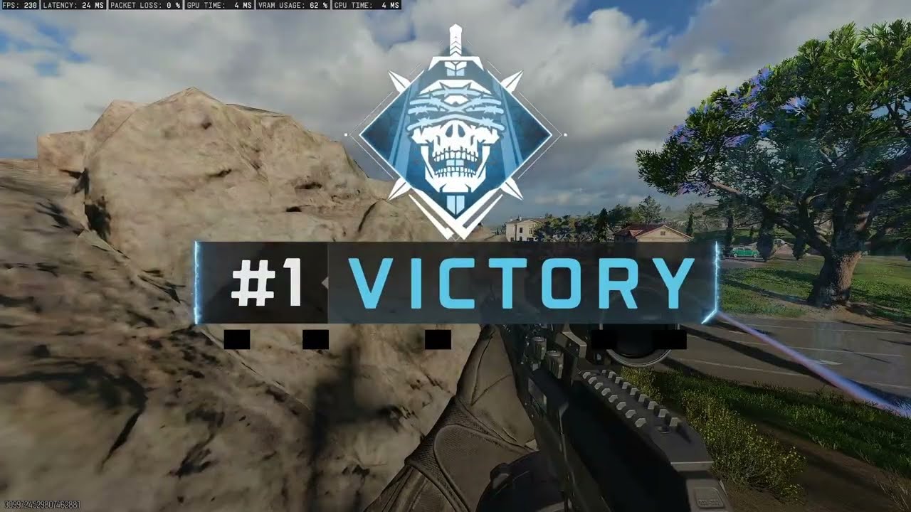 First Blackout 2 Win - Solo Quads