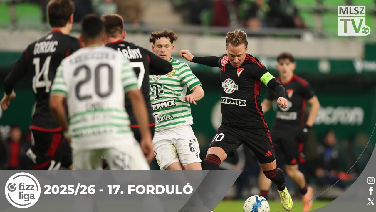 Ferencvárosi TC – DVSC | 0-1 | (0-0) | Fizz Liga | 17. forduló | MLSZTV