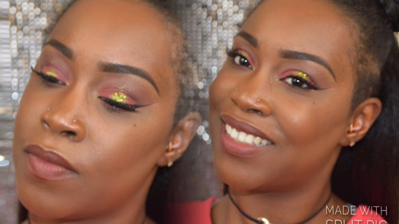 Affordable Makeup JCat Glitter and NYX Makeup