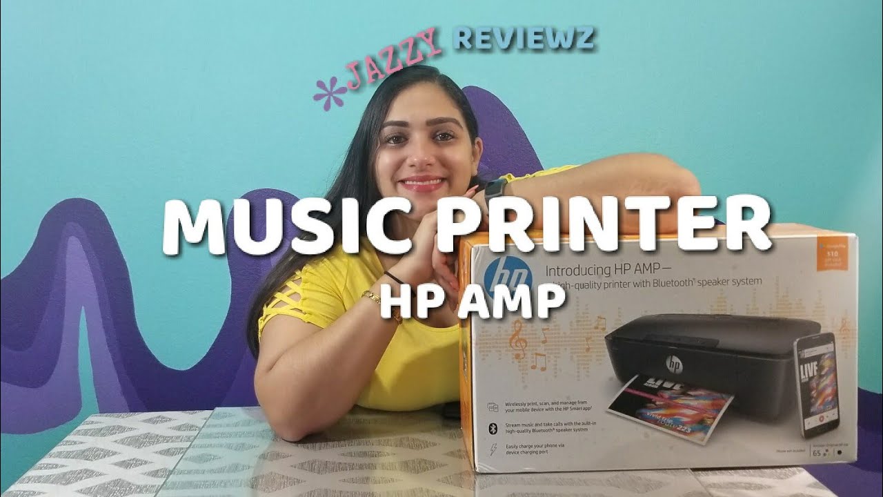 HP AMP Review - Printer With Built In Speaker