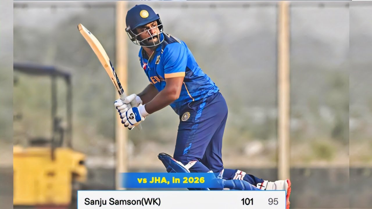 SANJU SAMSON CENTURY vs JHARKHAND 💯 | SANJU SAMSON CENTURY VIJAY HAZARE TROPHY | #sanjusamson