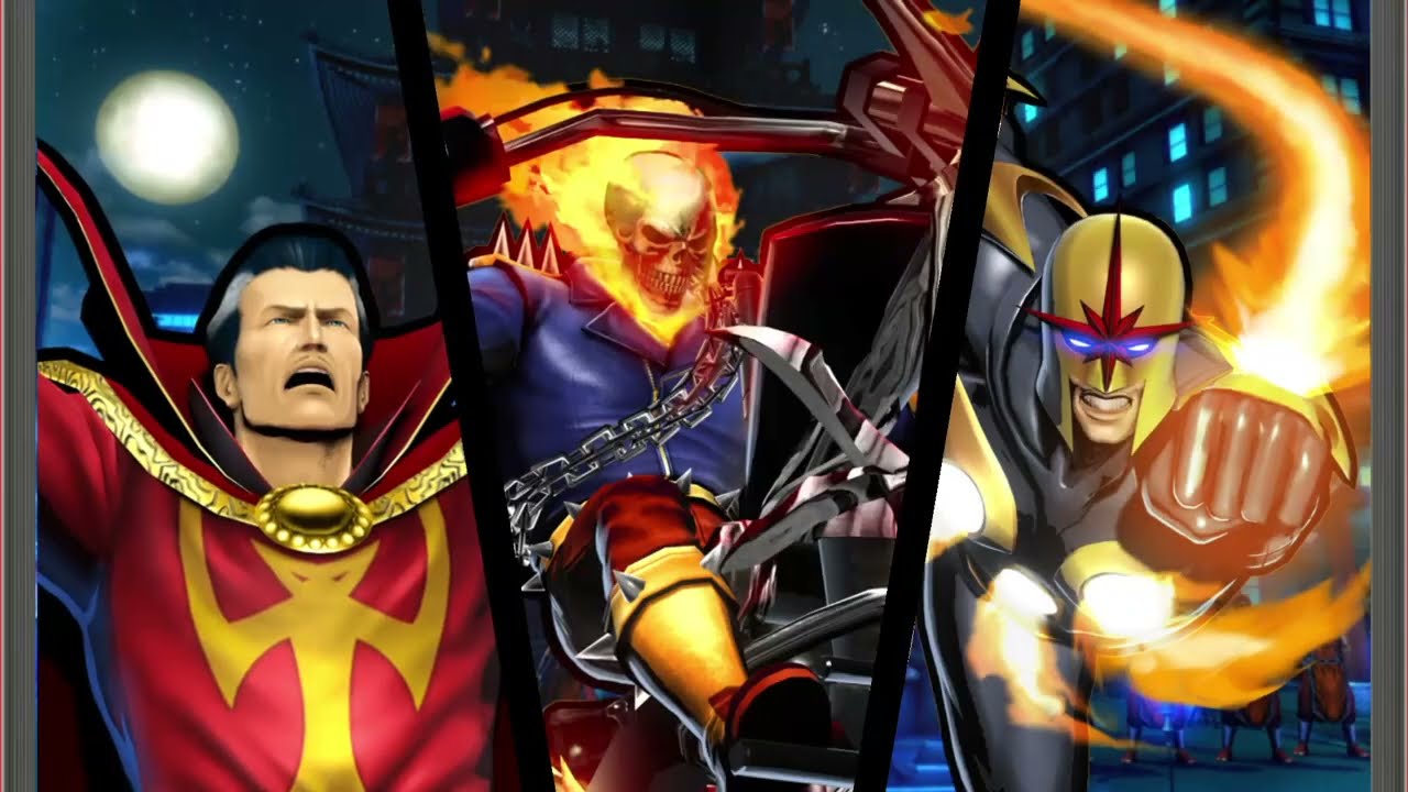 Requested ULTIMATE MARVEL VS. CAPCOM 3 Ghost Rider/Nova/Dr. Strange Arcade Gameplay