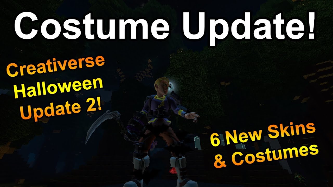 COSTUMES IN CREATIVERSE! - New Halloween Update (2.0) - R48 - Costumes, Skins, Free Stuff