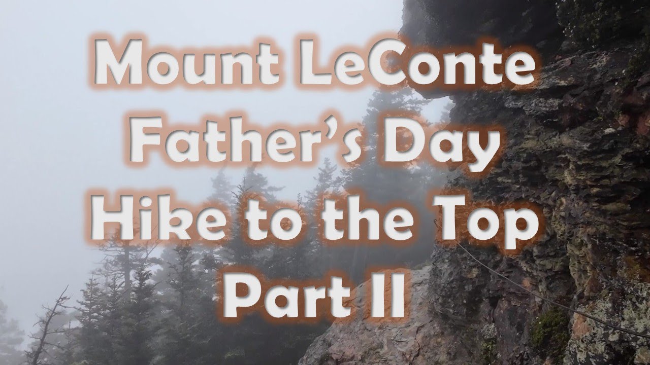 Mount LeConte Great Smoky Mountains National Park - Father's Day Hike - Myrtle Point - Part 2