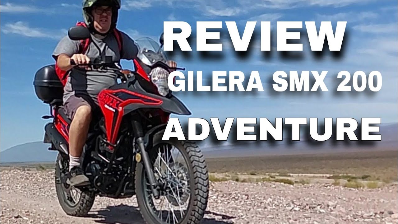 Review Gilera SMX 200 Adventure sensaciones manejo la moto terrenos y consejos