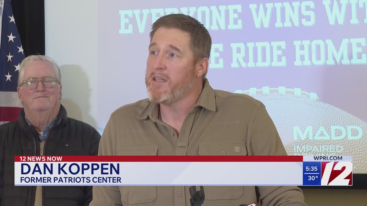 Safety officials, former Patriots center urge safe driving
