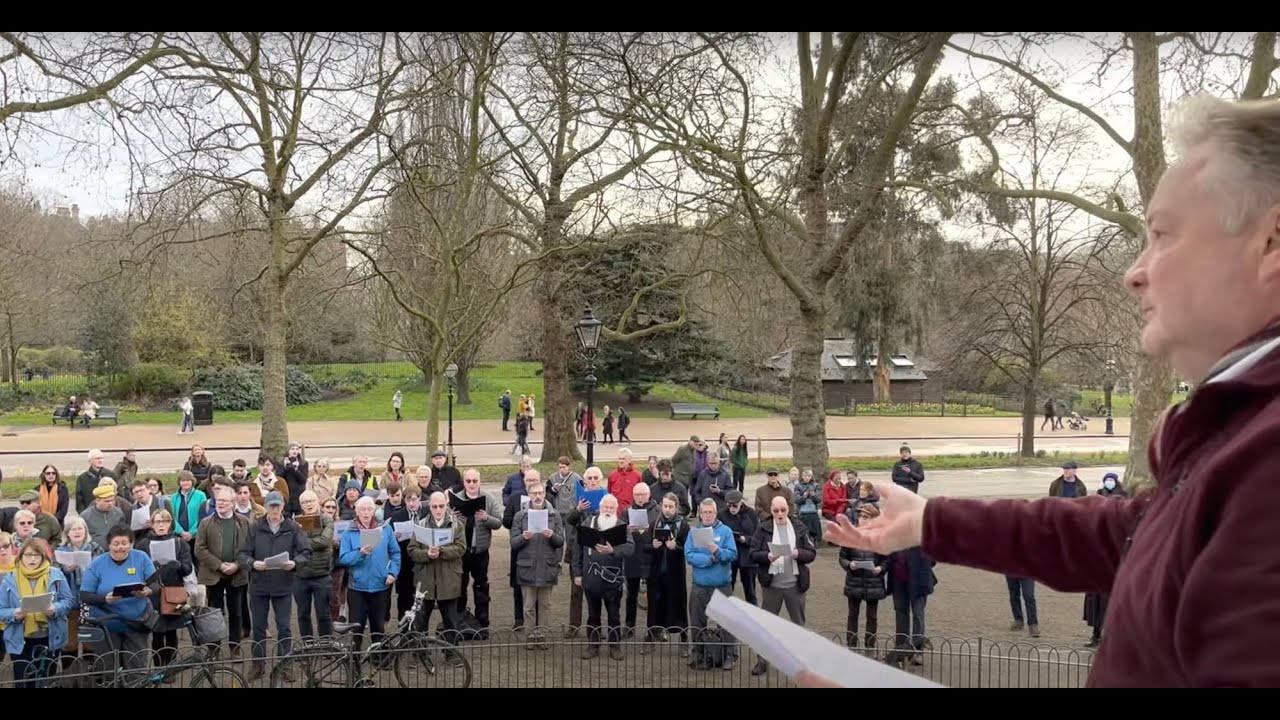 A Prayer for Ukraine by Mykola Lysenko, sung by London's choirs and singers