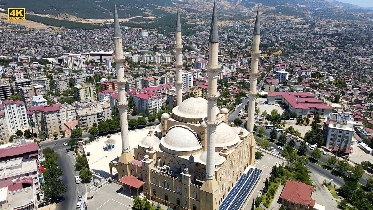 Havadan Kahramanmaraş Abdulhamithan Camii | 4K 60fps