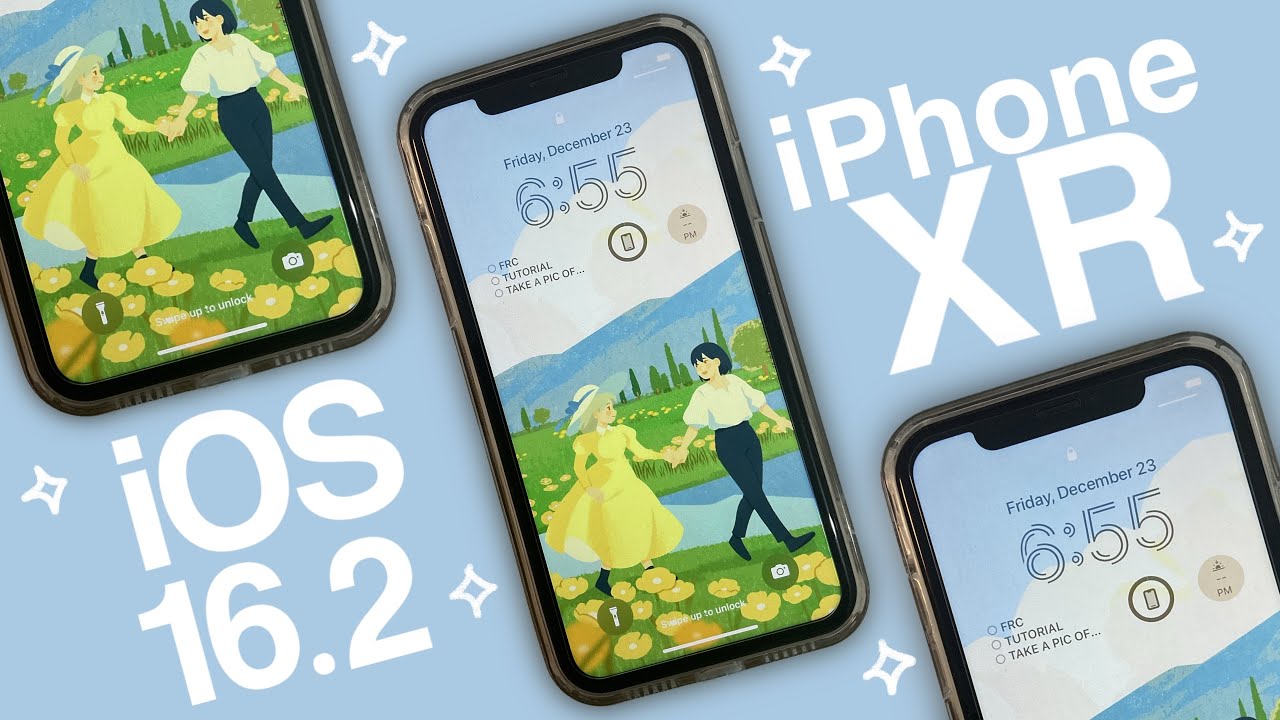 PRE-OWNED iPhone XR 128 gb ✨🌷 Let's Update to iOS 16.2✨  What’s New?🌷 aesthetic + customize with me