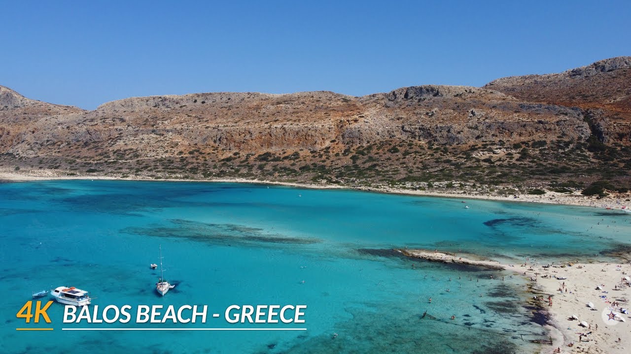 【4K】 Day Tour Gramvousa Island and Balos Beach. We are in Crete.