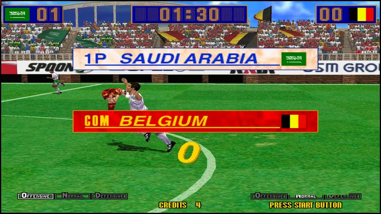 Virtua Striker 2 ver. '97 - SAUDI ARABIA Playthrough - Arcade Mode