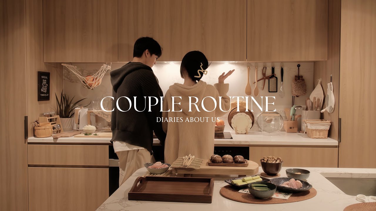 A Productive & Relaxing Day 🍵✨: Jasmine Tea, Sushi, Sukiyaki & Cozy Bookmarks | Couple Vlog