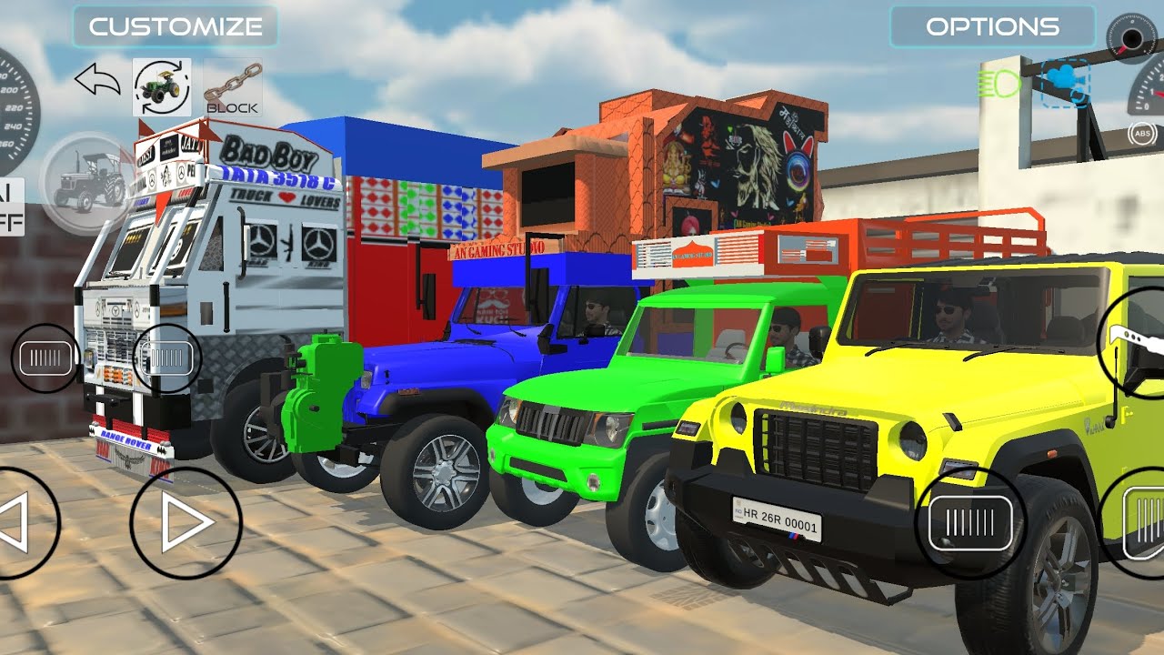 Car pickup dj and big truck driving 👿 Indian vehicles simulator 3d game 🎯