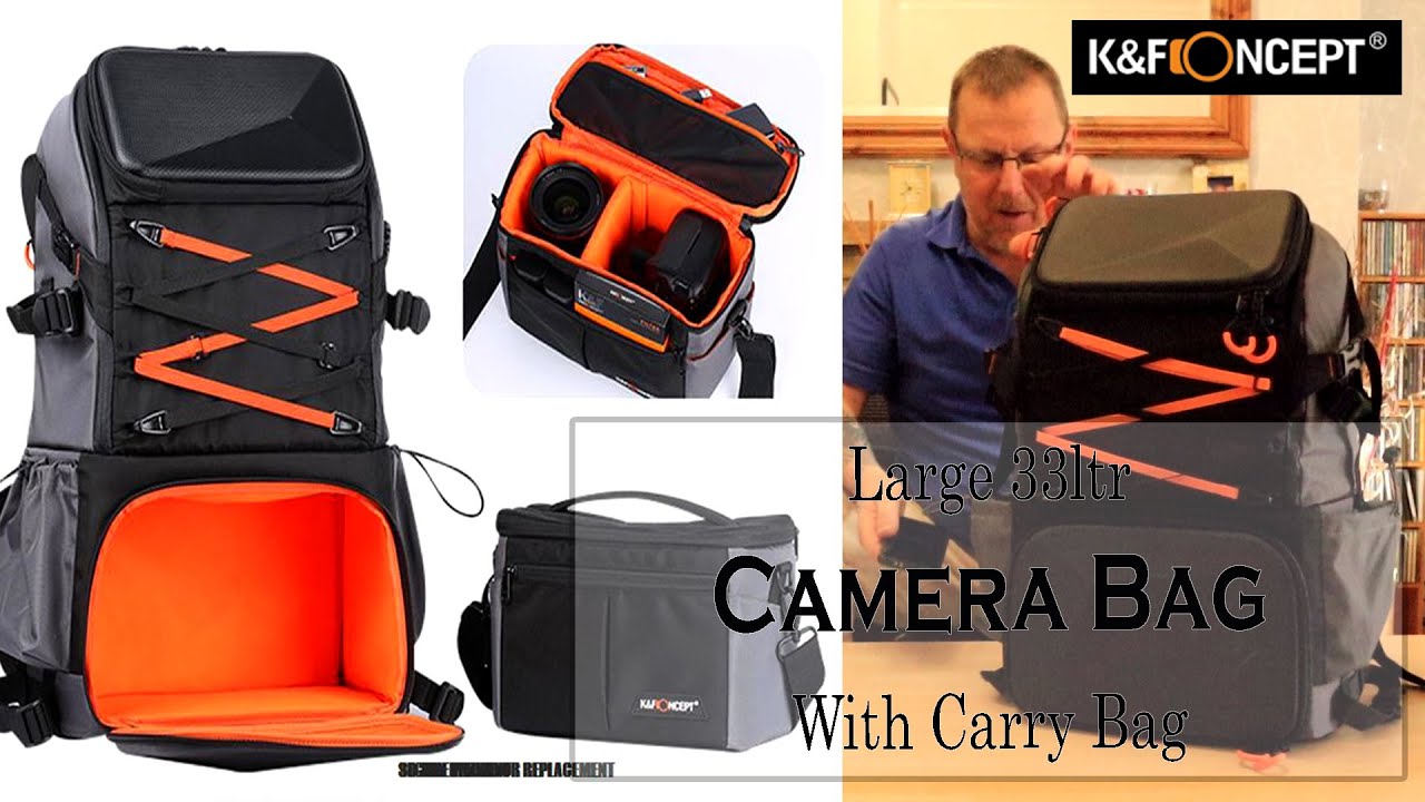 K&F Concept 33L Outdoor Mountain Camera Bag Review | Large Padded & Waterproof