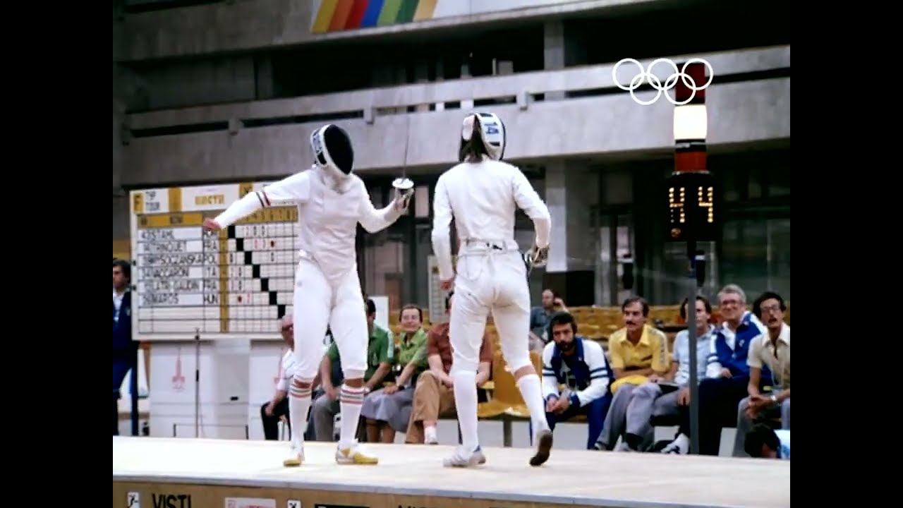 1980 Olympics. Moscow. Pascale Trinquet Gold