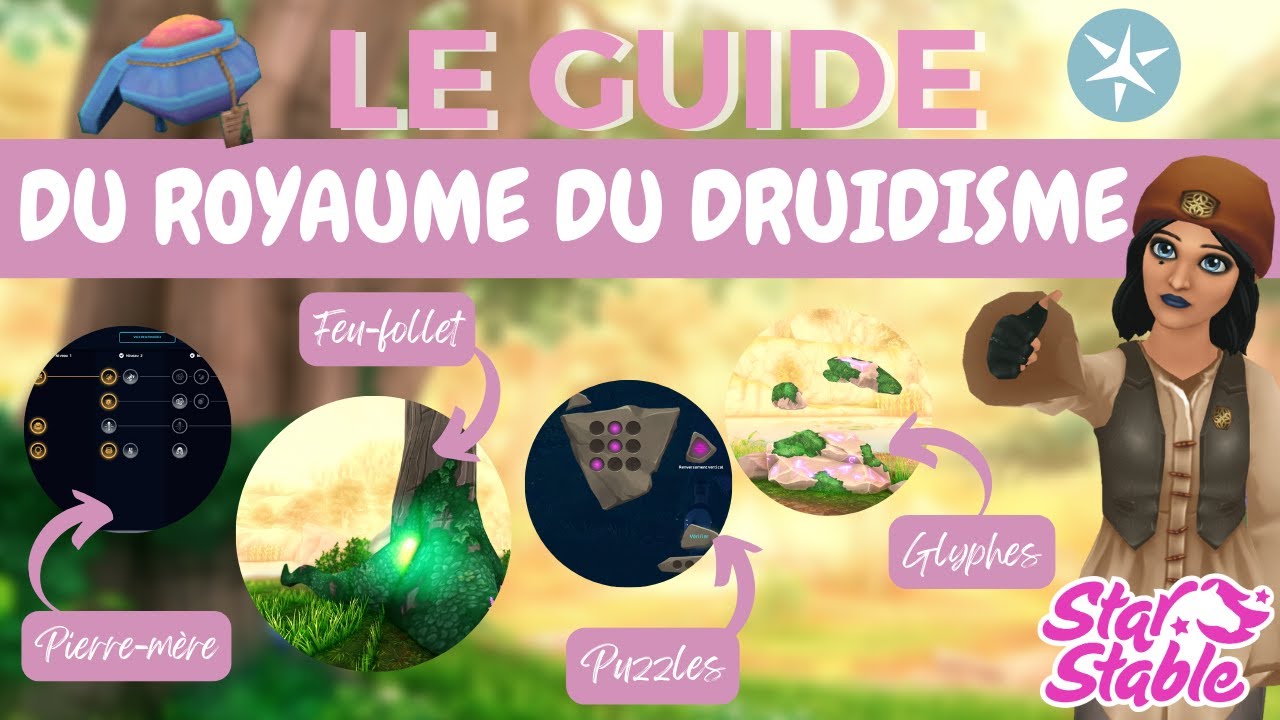 LE GUIDE ULTIME de druidisme à HOLLOW WOODS (glyphes, puzzles...) - Star Stable Online #sso