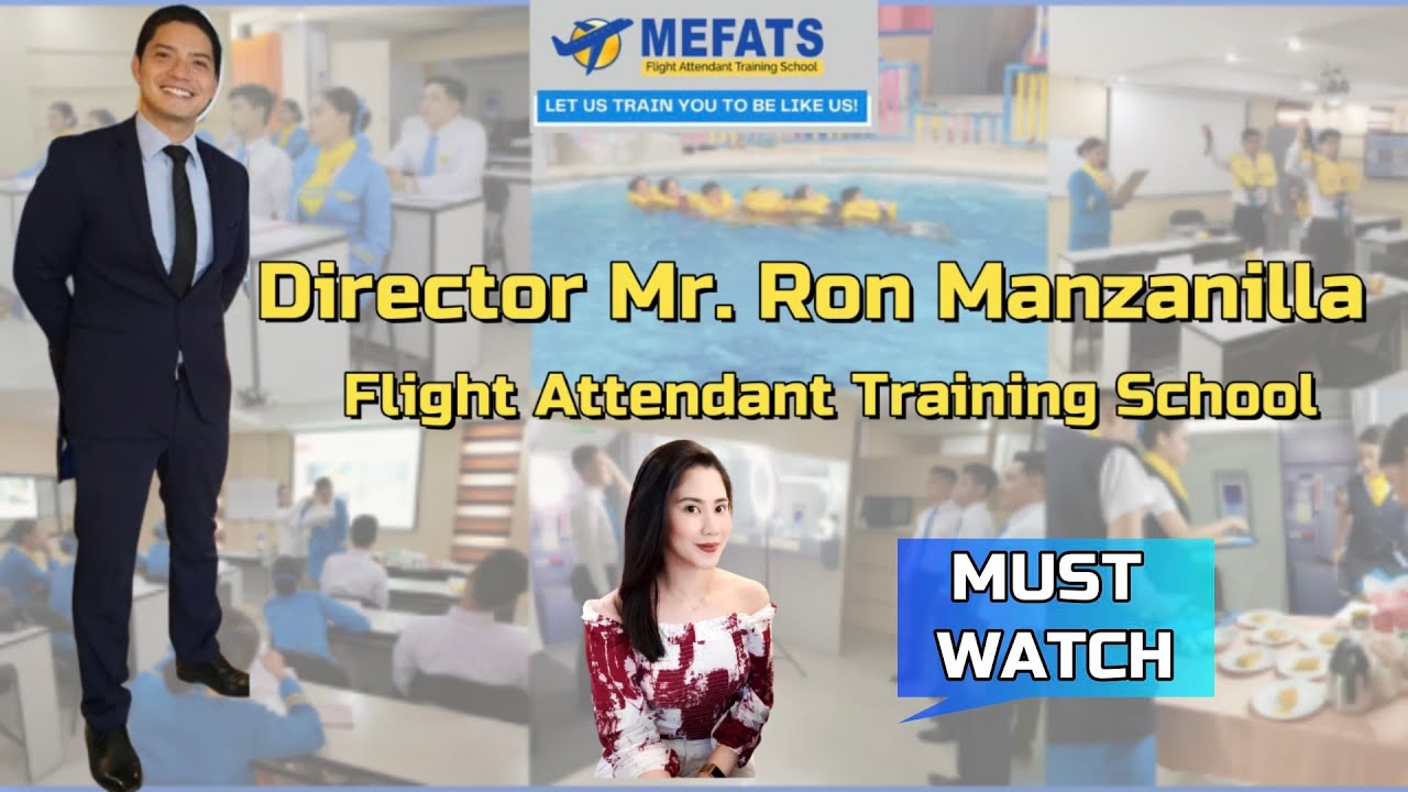 Mr. Ron Manzanilla Director of Flight Attendant Training School | MEFATS