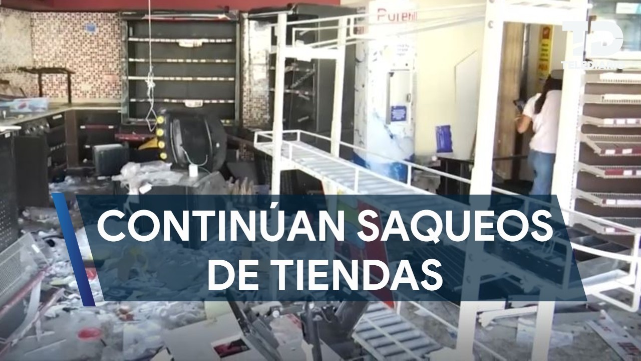 Habitantes de Tlajomulco saquean tiendas tras actos violentos por abatimiento de 
