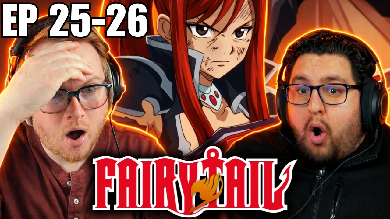 Лёд против воды!!!! Мы впервые реагируем на 25-26 серии Fairy Tail!!!