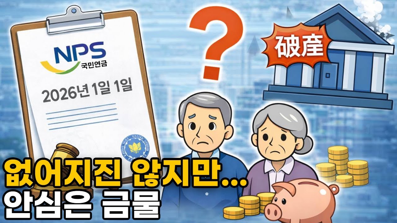 국민연금 지급보장 명문화｜없어지진 않지만, 안심하면 안되는 이유 #국민연금 #국민연금개정 #국민연금지급보장 #2026년국민연금 #연금개혁 #기금고갈 #노후준비 #개인연금 #연금저축