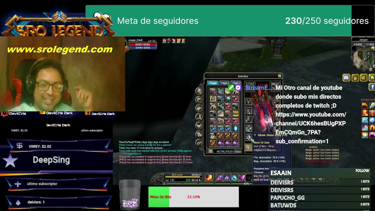 😉Sro Legend / Subir Devil Spirit / Subira a +10? 2023 (parte 1) 😉