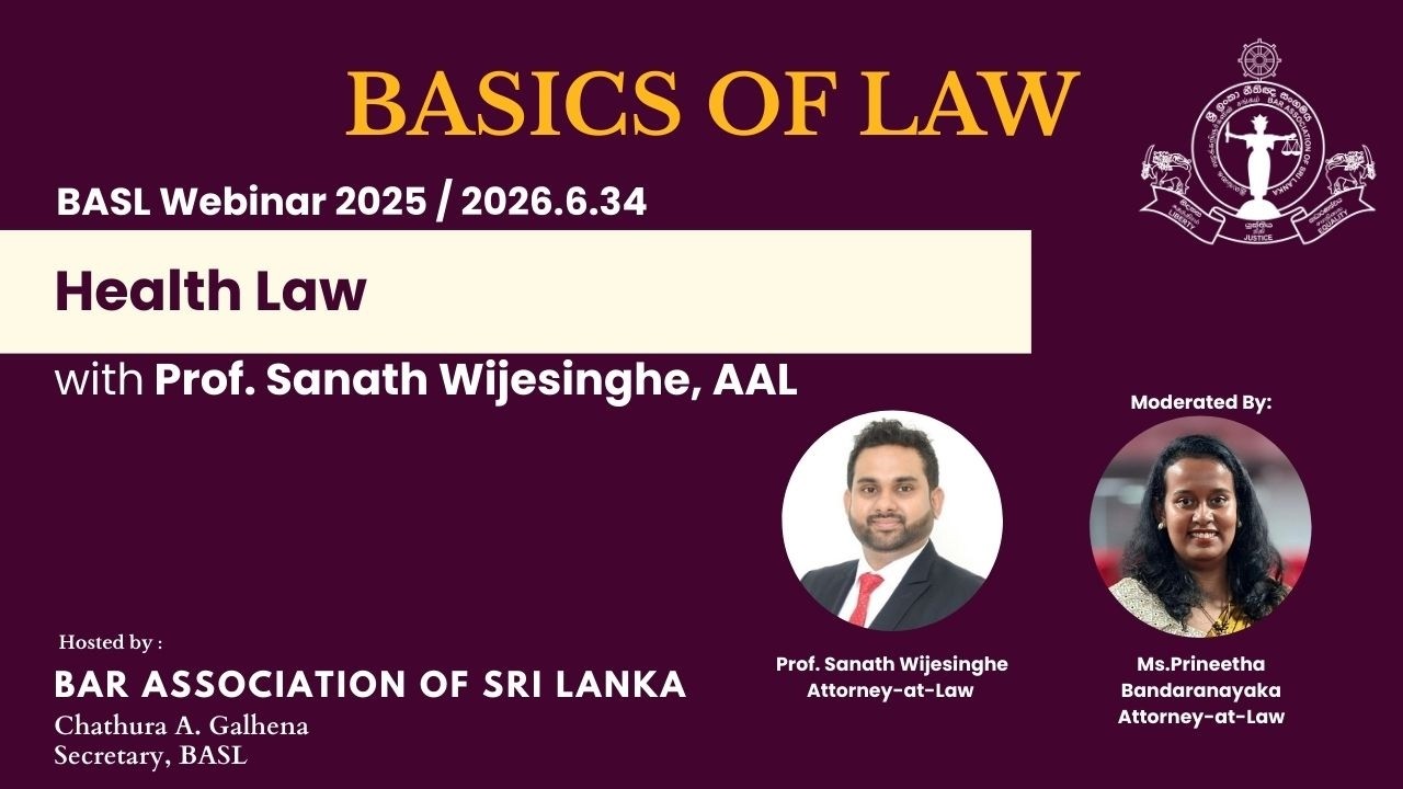 BASICS OF LAW: HEALTH LAW