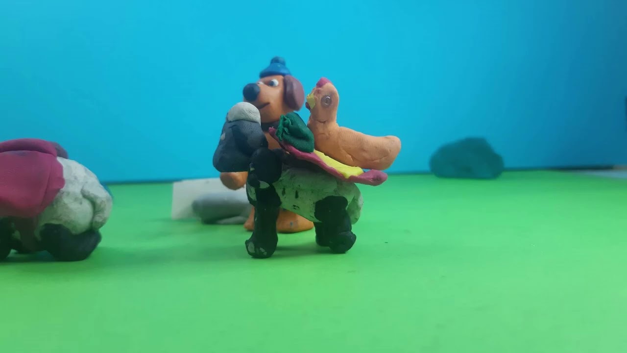 Animals on a picnic