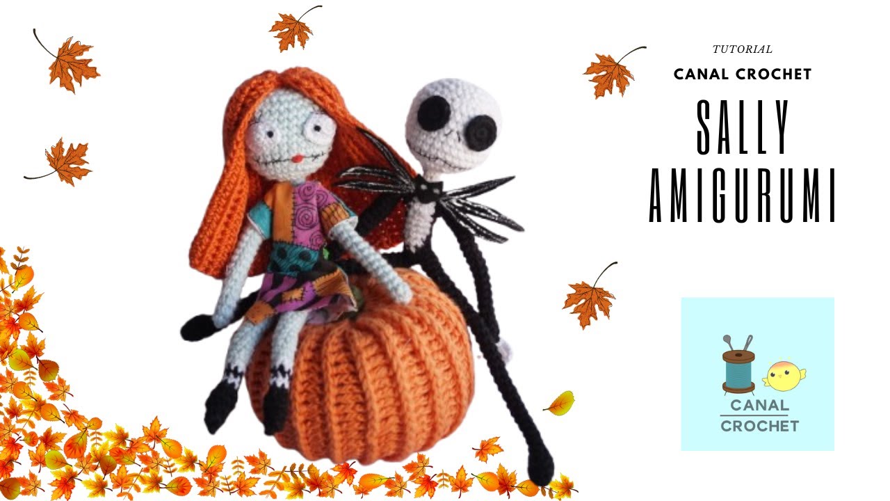 Sally ,pesadilla antes de  navidad amigurumi tutorial.