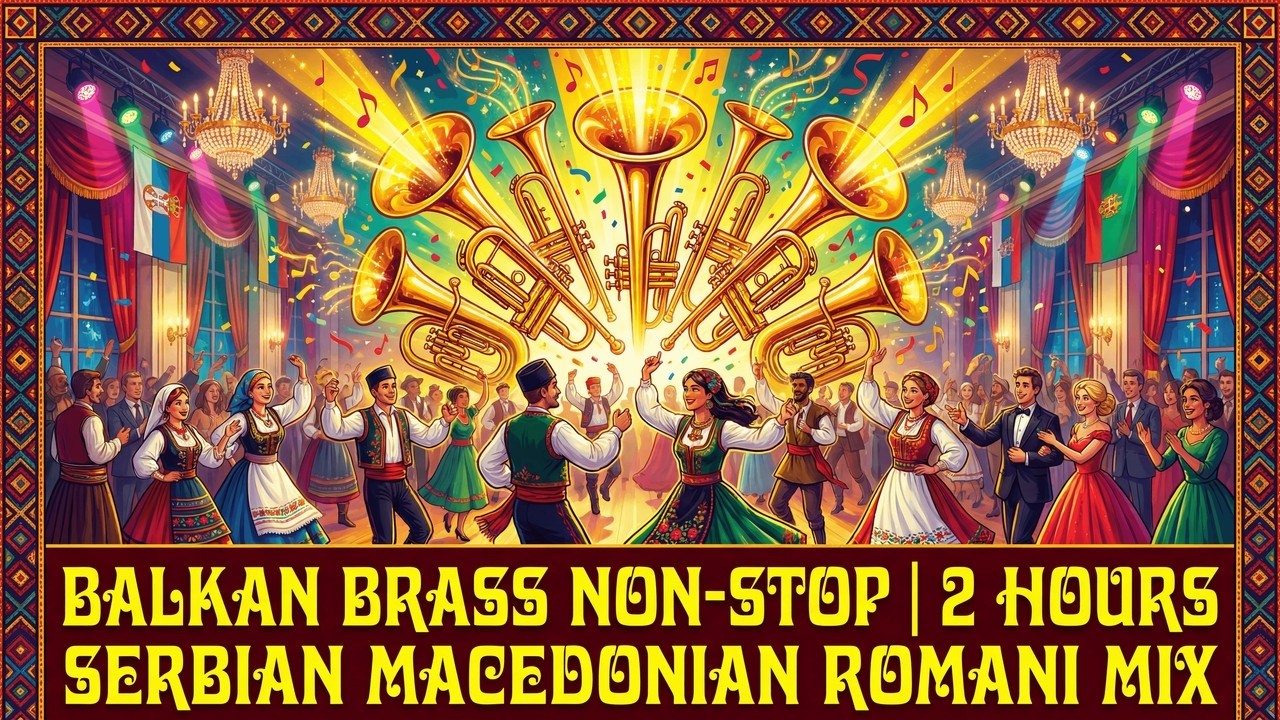 Balkan Brass Non-Stop | 2 Hours Serbian Macedonian Romani Mix