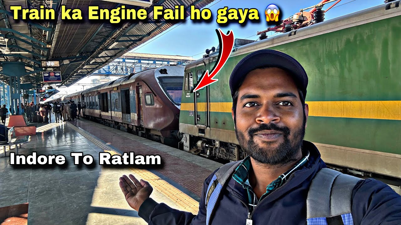 Indore to Ratlam Full DEMU Train Journey | Ye Kya ho gaya Train ko | Ye Route to Alag hi hai