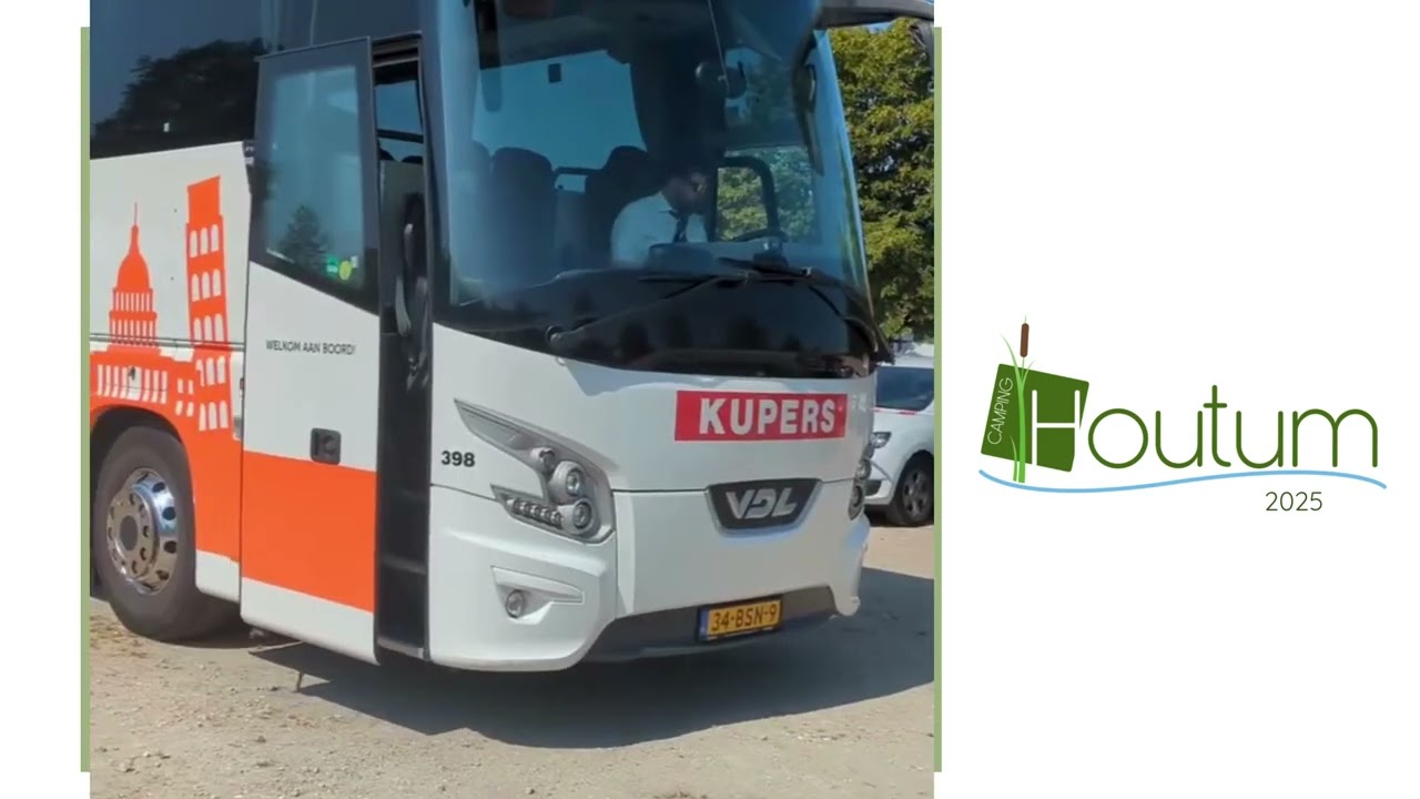 Busrit naar het Graspop festival