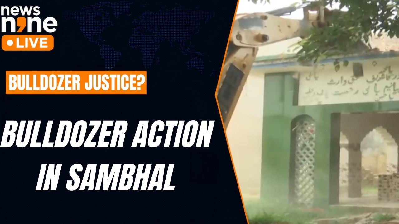 Sambhal Administration Demolishes 2 Alleged Illegal Religious Structures | News9