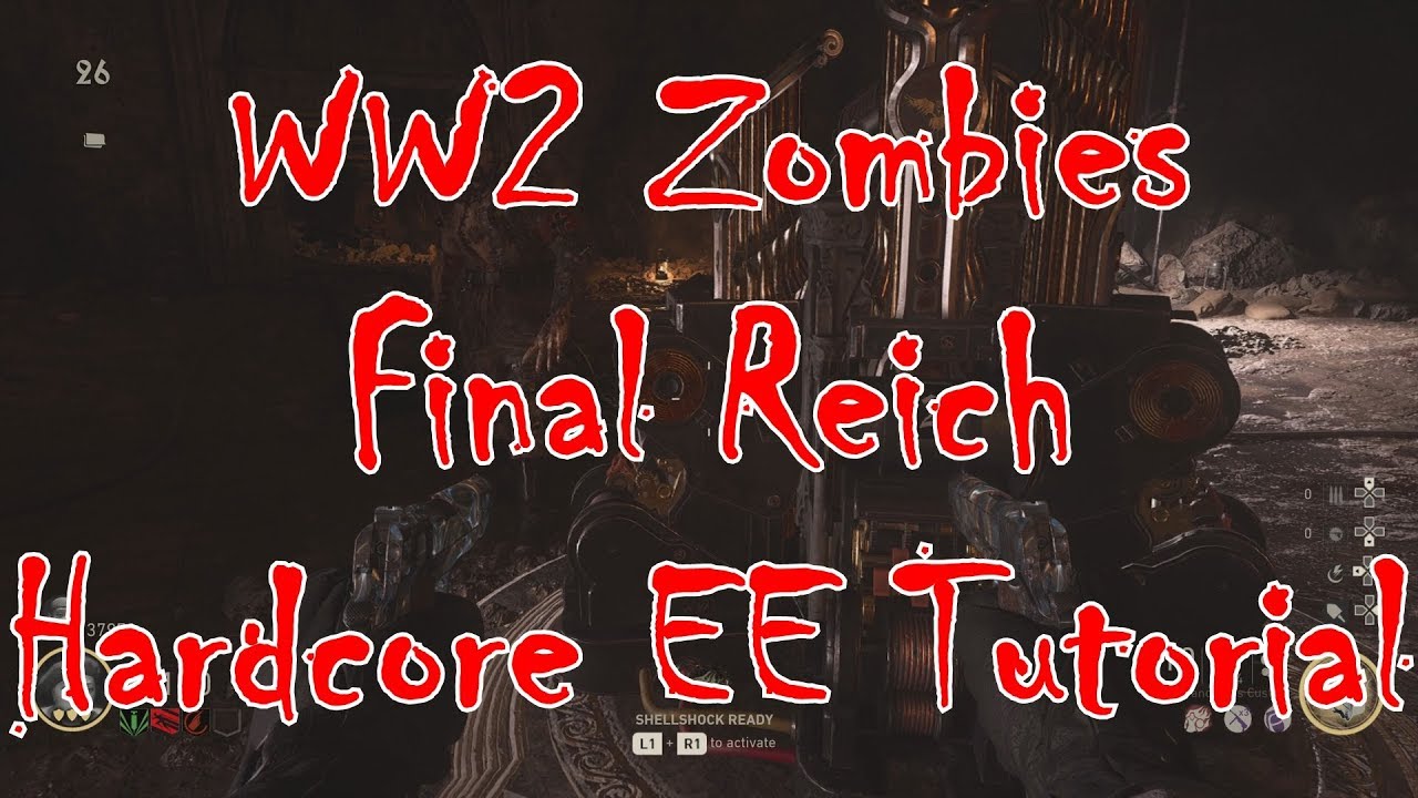 WW2 Zombies Final Reich - Hardcore Easter Egg Tutorial (Beginners Guide)