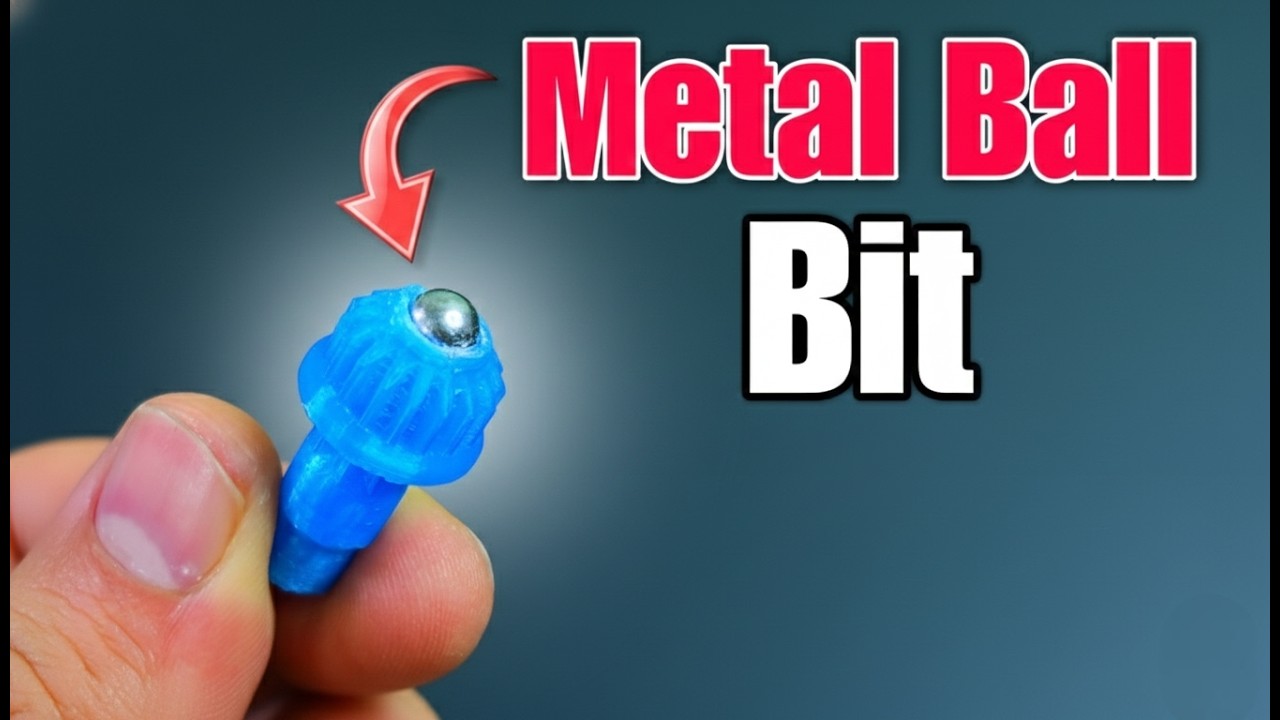 This 3D Printed Metal Bit is Insane