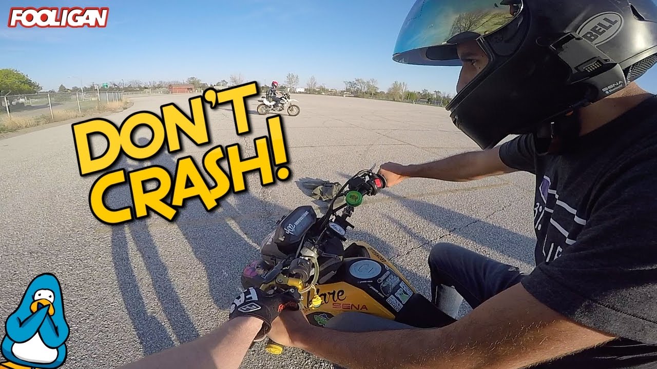 Wheelies with NasDaily | Don't Crash My Grom!