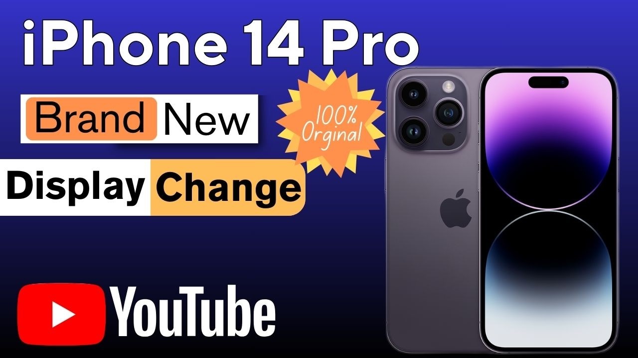 Новый дисплей iPhone 14 Pro.